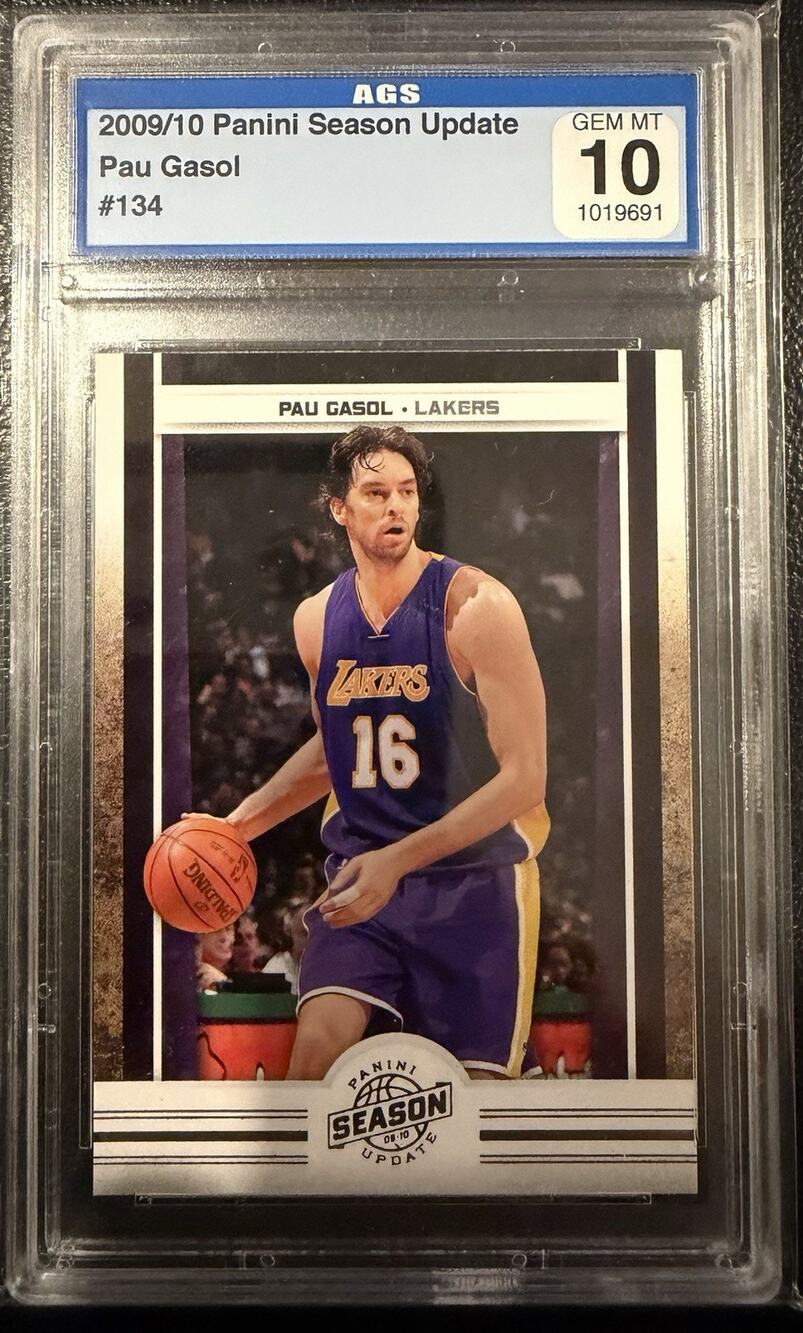 2009-10 Panini Season Update Pau Gasol #134 HOF Los Angeles Lakers